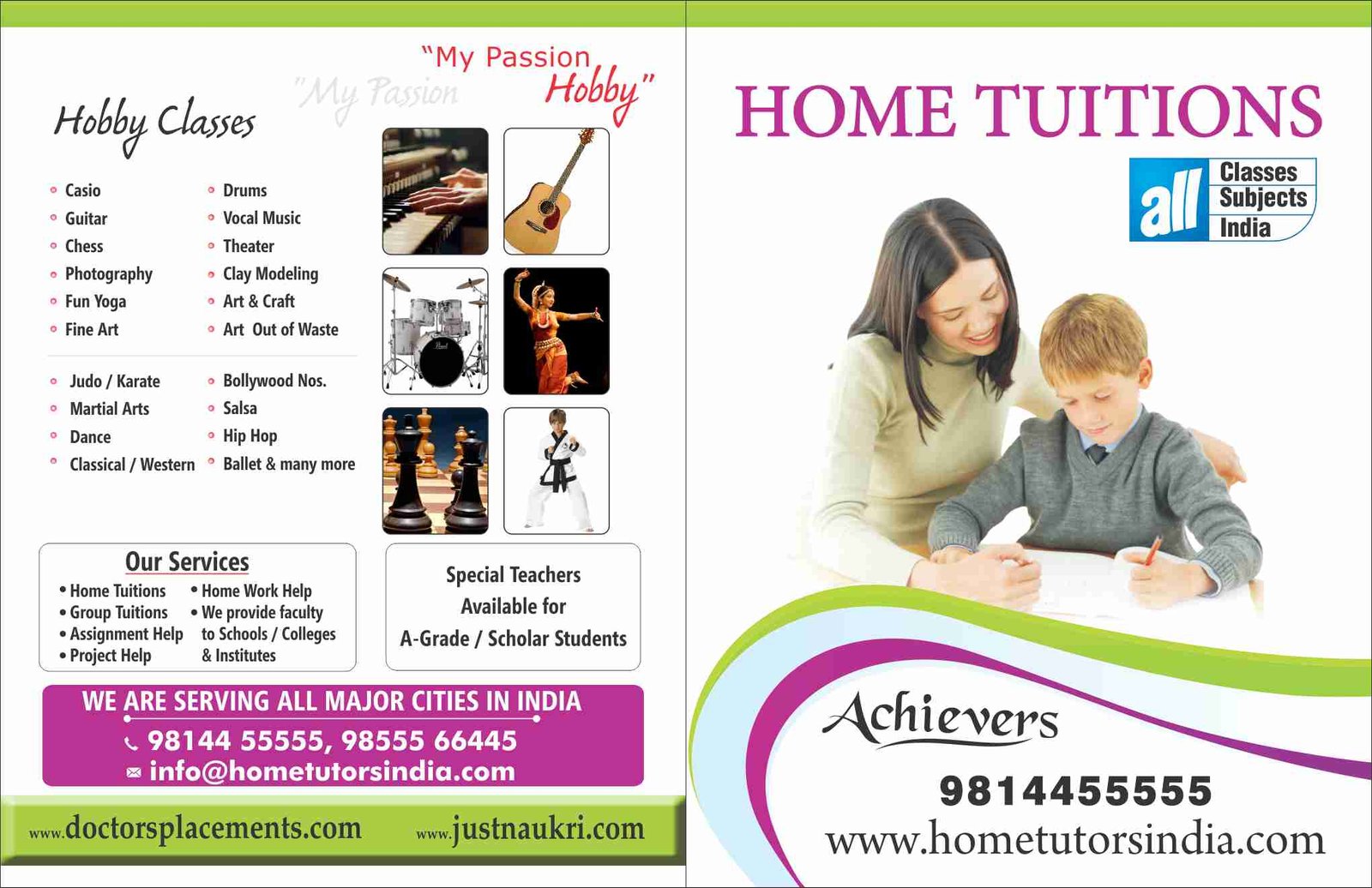 Home Tutors India - Brochure - Click to view enlarge